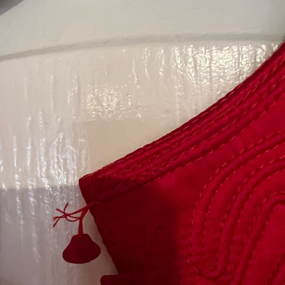 Badgley Mishka Red Gown Size 10 - Picture 3 of 6